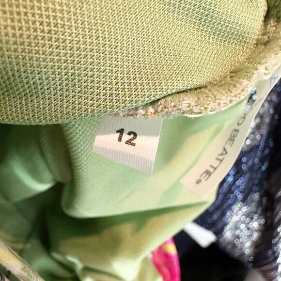 Bleu Rod Beattie Paradiso High Neck One-Piece Canary Gold Size 12 - Picture 4 of 8